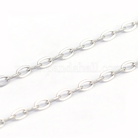 304 Stainless Steel Cable Chains CHS-L001-57-0.4mm-1