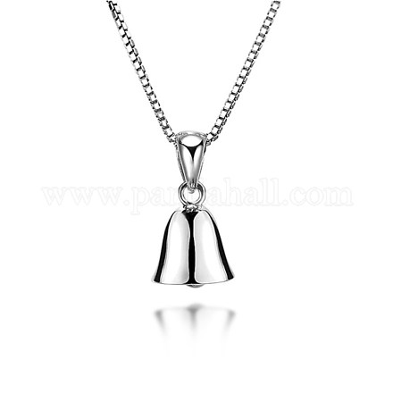 925 подвесные стерлингового серебра ожерелья NJEW-BB49833-C-1
