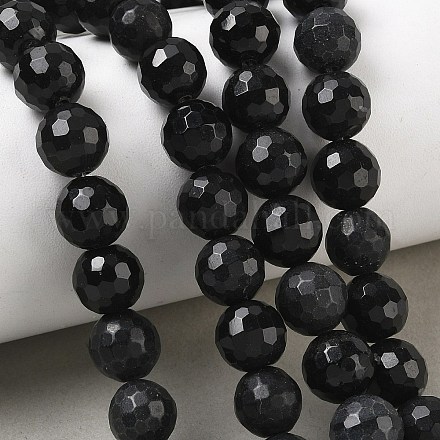 Natürlichen Obsidian Perlen Stränge GG-CBA12F1-A01-10MM-1