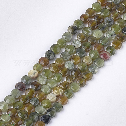 Natural Rhyolite Jasper Beads Strands G-S354-36-1