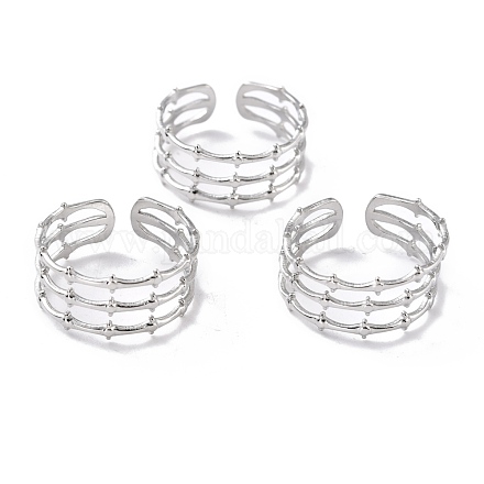 304 anelli in acciaio inox RJEW-L102-12P-1