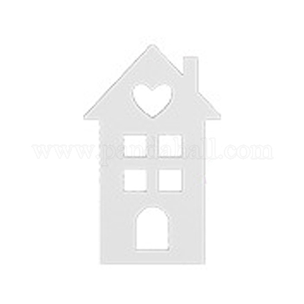 DIY-Haus mit Herzmuster Kerzen-Silikonformen DIY-G113-05A-1