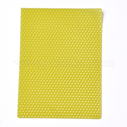 Hojas de panal de cera de abejas X-DIY-WH0162-55A-03-1
