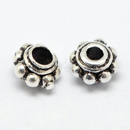 Perles en argent sterling thaïlandaises vintage d'accessoire à bijoux STER-L009-228-1