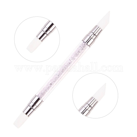 Wholesale Double Head Silicone Nail Art Sculpture Pen Brushes(Head