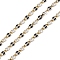 Ion Plating(IP) 304 Stainless Steel Enamel Link Chain, with Spool, Soldered, Mixed Color, 9x3.8x2mm
