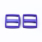 Plastic Buckles, Rectangle, DarkSlate Blue, 33x31.5x7mm, Hole: 9x25.5mm