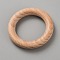 Unfinished Natural Wood Linking Rings, Macrame Wooden Rings, BurlyWood, 60x12mm, Inner Diameter: 40mm