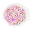 Opaque Colours Luster Glass Seed Beads, Round Hole, Oval, Mixed Color, 6.5~7x4~4.5mm, Hole: 0.9~1mm, about 2645pcs/pound