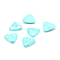 Synthetic Turquoise Gemstone Cabochons, Triangle, Dyed, 9.5~10x10x5.5mm