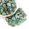 Transparent Acrylic Beads, Nuggets, Two Tone, Light Sea Green, 16.5x13x10mm, Hole: 1.6mm, about 462pcs/500g