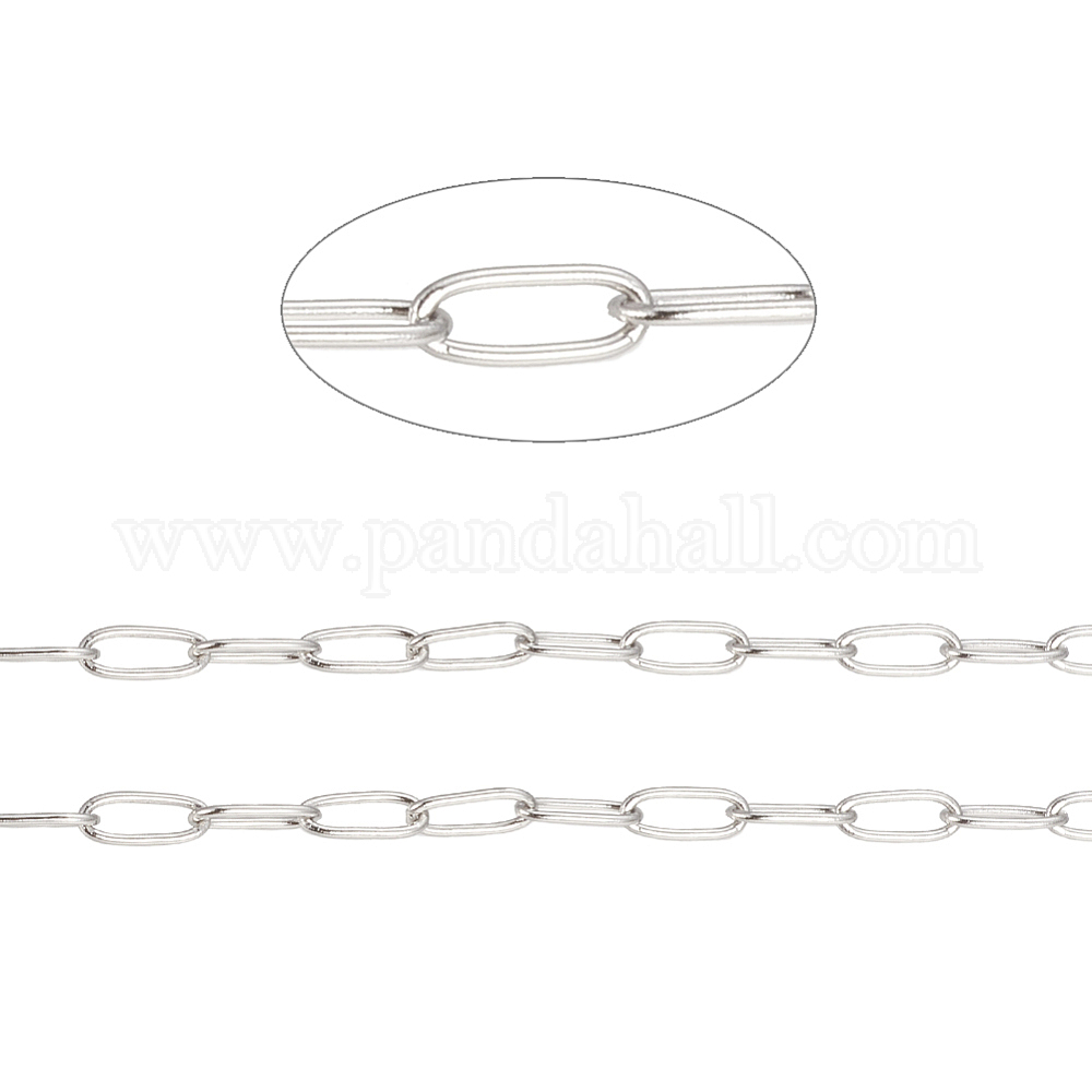 Lot De 6 Chaînes à Trombones 18.3cm Acier Inoxydable Argent & Or - Fournitures Bijoux SUNNYCLUE