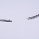 304ステンレススチール製チョーカーネックレス  硬いネックレス  ステンレス鋼色  5.4インチ（13.7cm） X-NJEW-O094-09-2