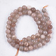 Natürliche sunstone Perlen Stränge G-S333-6mm-038-2
