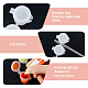 Boîte vide de peinture en plastique&nbsp;AJEW-WH0816-338-4
