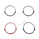 5 cordón de poliéster encerado coreano ecológico de 5 colores. AJEW-JB01200-04-1