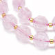 Chapelets de perles en quartz rose naturel G-K303-A03-10mm-3