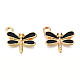 Light Gold Plated Alloy Charms ENAM-T009-02A-2