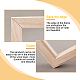 Superfindings 3pcs 3 estilos de fabricación de papel de madera DIY-FH0004-03-4