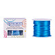 BENECREAT 12 Gauge(2mm) Aluminum Wire 100FT(30m) Anodized Jewelry Craft Making Beading Floral Colored Aluminum Craft Wire - DeepSkyBlue AW-BC0001-2mm-07-3