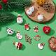 Kit de búsqueda para hacer joyas con colgantes con tema navideño FIND-YW0007-38-5