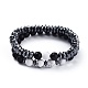 Natural Mixed Stone Beads Stretch Bracelet Sets BJEW-JB04391-2