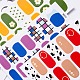 Nail Art Stickers Decals Full-Cover Designs MRMJ-Q063-KS-M-3