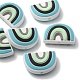 6 pièces de perles focales en silicone écologiques de qualité alimentaire SIL-YW0001-04B-3