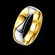 Valentinstag Geschenke Titan Stahl Paar Ringe für Männer RJEW-BB16497-10-2