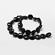 Natural Black Onyx Beads Strands G-F418-03-2