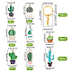 Kit para hacer llaveros de cactus diy de olycraft DIY-OC0009-29-2