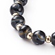 Verstellbare Nylonschnur geflochtene Perlen Armbänder Sets BJEW-JB05827-7