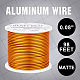 Alambre de aluminio redondo mate benecreat AW-BC0003-30C-2.0mm-9