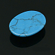 Ovales cabochons turquoises synthétiques G-I171-10x14mm-04-2