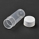 プラスチック製のエッセンシャルオイルの空のローラーボールボトル  PPプラスチックキャップ付き  透明  4.15x1.55cm  容量：5ml（0.17液量オンス） MRMJ-P011-01-3