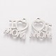 Mother's Day 201 Stainless Steel Charms STAS-S105-T121-2