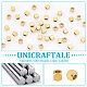 Unicraftale 40 pièces placage ionique (ip) 304 perles en acier inoxydable STAS-UN0048-80-5