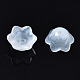Transparent Spray Painted Glass Beads GLAA-Q089-002A-003-4