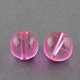Banco de estirar transparentes abalorios de vidrio hebras X-GLAD-Q012-4mm-03-1