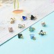 Electroplate Glass Charms PALLOY-JF00821-05-2