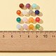 1050шт 15 цвета круглые акриловые бусины с имитацией драгоценных камней OACR-FS0001-26-3
