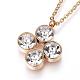 304 Stainless Steel Pendant Necklaces NJEW-N0071-33G-01-1