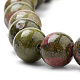 Natural Unakite Beads Strands G-S259-14-6mm-3