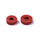 Handmade Polymer Clay Beads X-CLAY-Q251-6.0mm-102-3