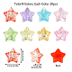 SUNNYCLUE 80pcs 8 Color Star Slime Charms Flat Back Star Resin Sparkly Glitter Resin Charms for DIY Earring Bracelet Necklace Jewelry Making CRES-SC0001-16-5