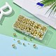 5 taille de perles acryliques plaquées PACR-LS0001-01G-5