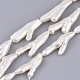 Hebras de perlas keshi de perlas barrocas naturales PEAR-Q015-024-1