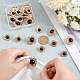 NBEADS 24 Pcs Rhombus Pearl Buttons FIND-NB0003-73A-3