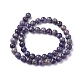 Fili di perle di pirite africana naturale G-D0006-C04-8mm-02-2