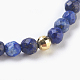 Colliers et bracelets en lapis-lazuli naturel et agate SJEW-JS00993-3